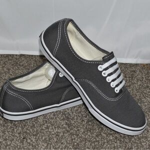 Vans Gray Canvas Sneakers